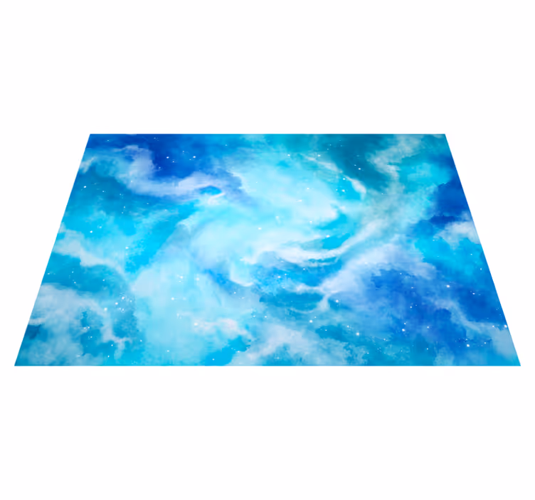 Celestial watercolour texture rug - TenStickers