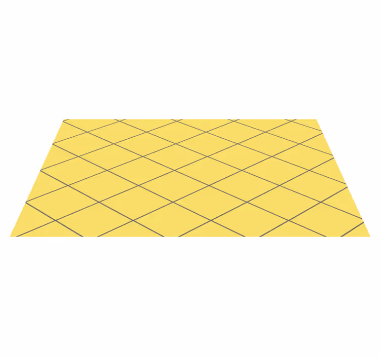 Pantone rhombus nordic vinyl rug - TenStickers