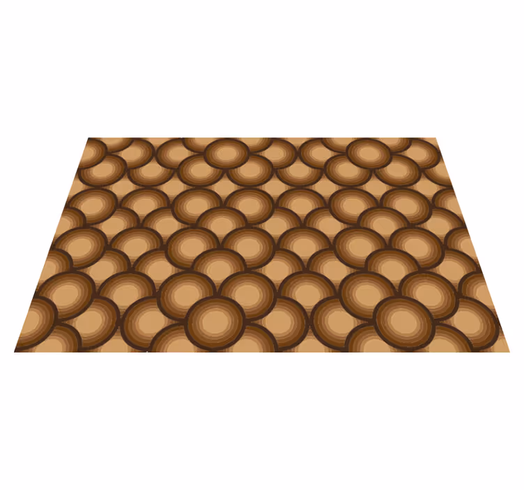 Vintage rug in warm brown tones - TenStickers
