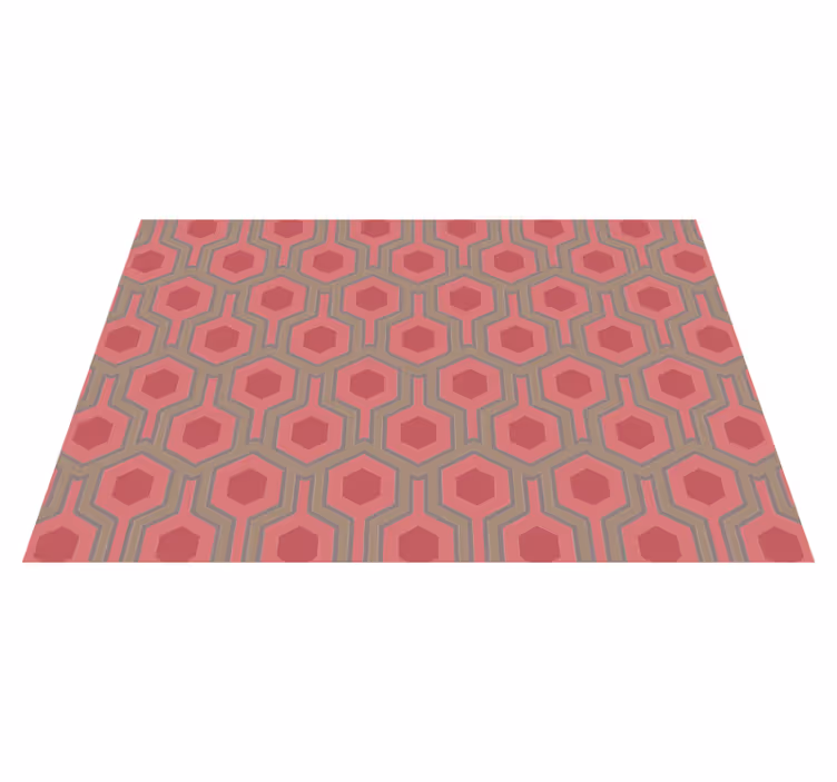 Honeycomb Configuration geometric rug - TenStickers