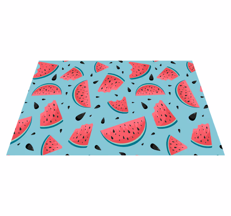 70s Watermelons vintage rug - TenStickers