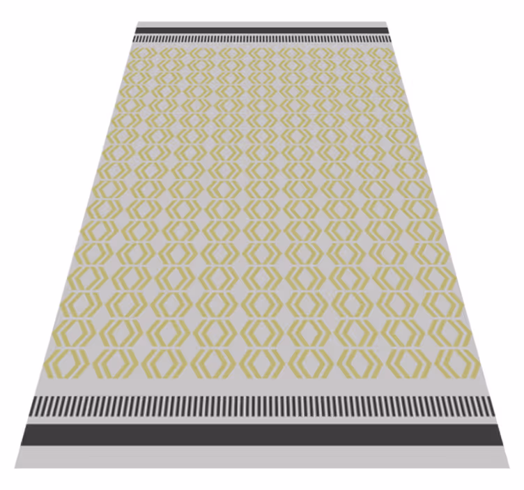 Honeycomb framework living room rug - TenStickers