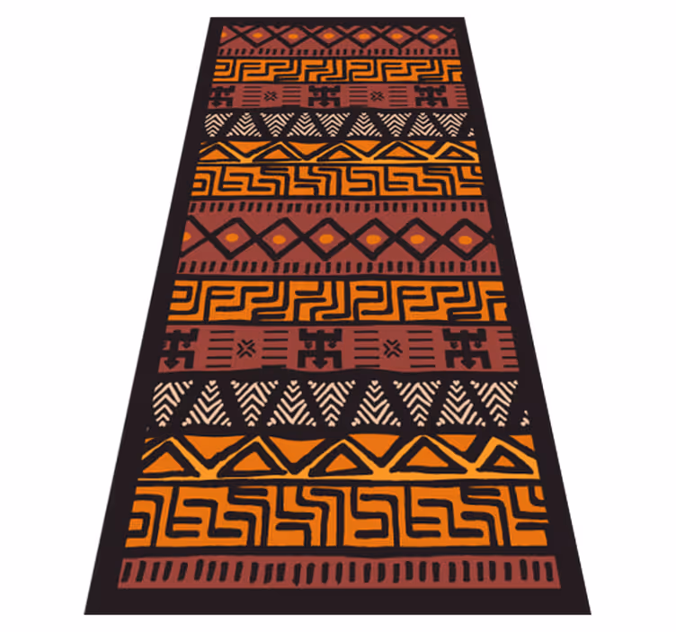 African style ethnic vinyl rug - TenStickers