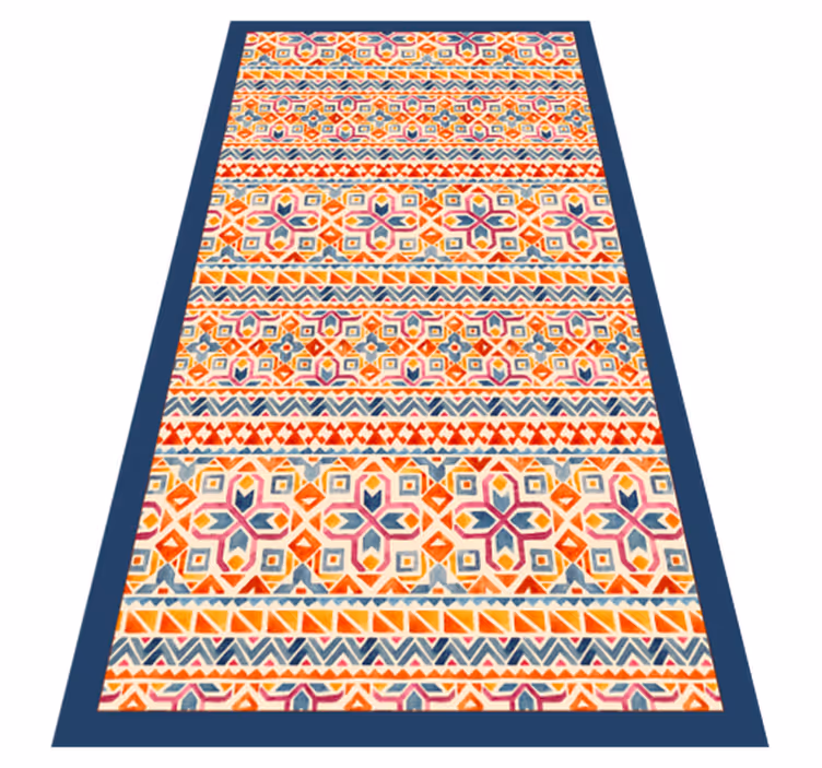 Ethnic pattern  kitchen floor tiles - TenStickers