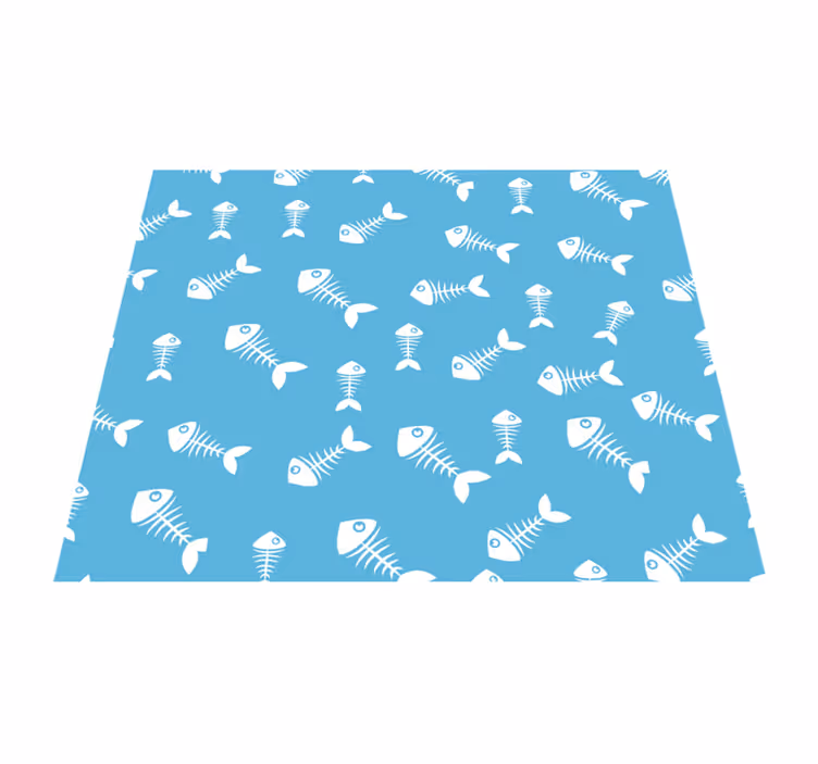 Weighing skeleton kitchen mat - TenStickers