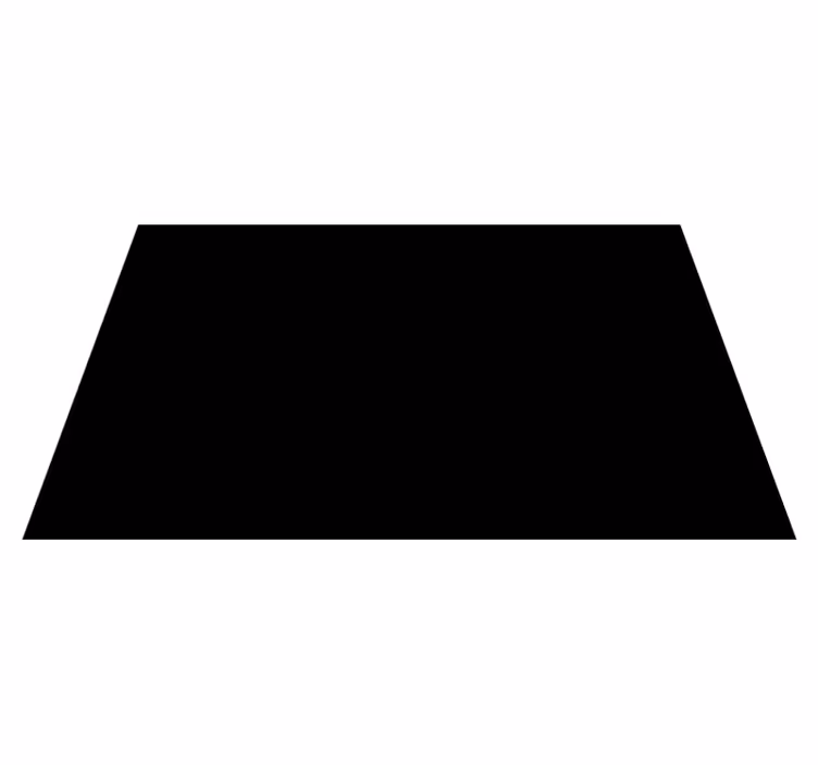 Black living room rug - TenStickers