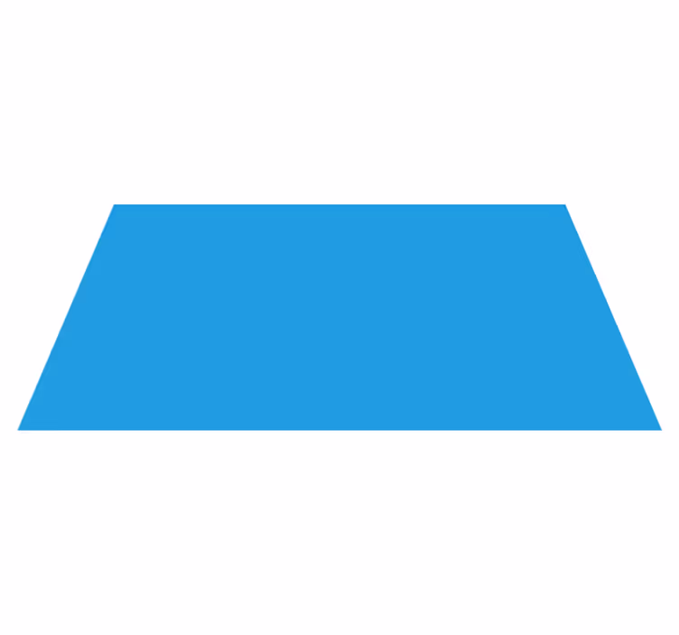 Monocolour motif blue rug - TenStickers