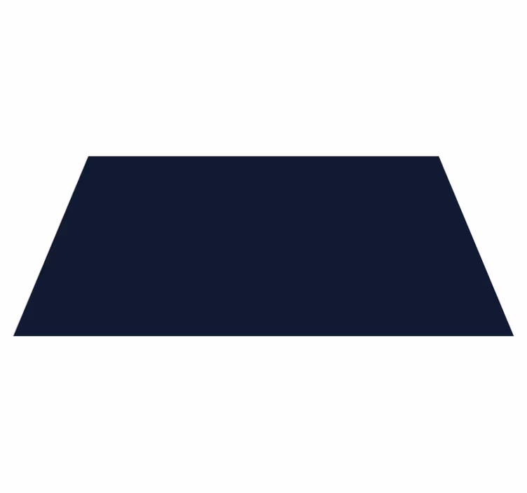 Navy color modern vinyl rug - TenStickers