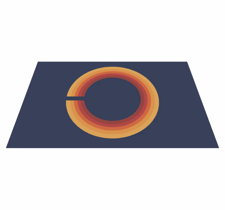 70s pop valhalla vintage rug - TenStickers