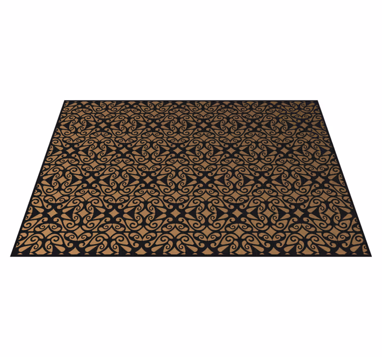Elegant Swirl Patterns texture rug - TenStickers