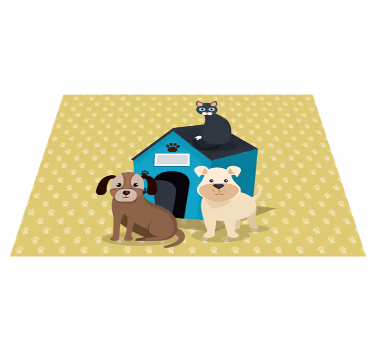Animal mat for dogs at home - TenStickers