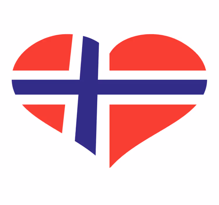 Love Norway design bedroom carpet - TenStickers
