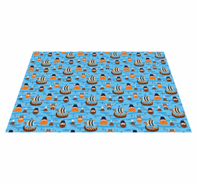 Playful Pirate Adventures kids carpet - TenStickers