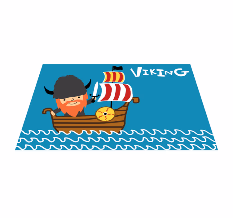 Viking adventure kids rug - TenStickers