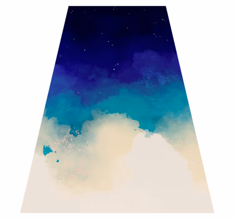 Oceanic colours marble rug - TenStickers
