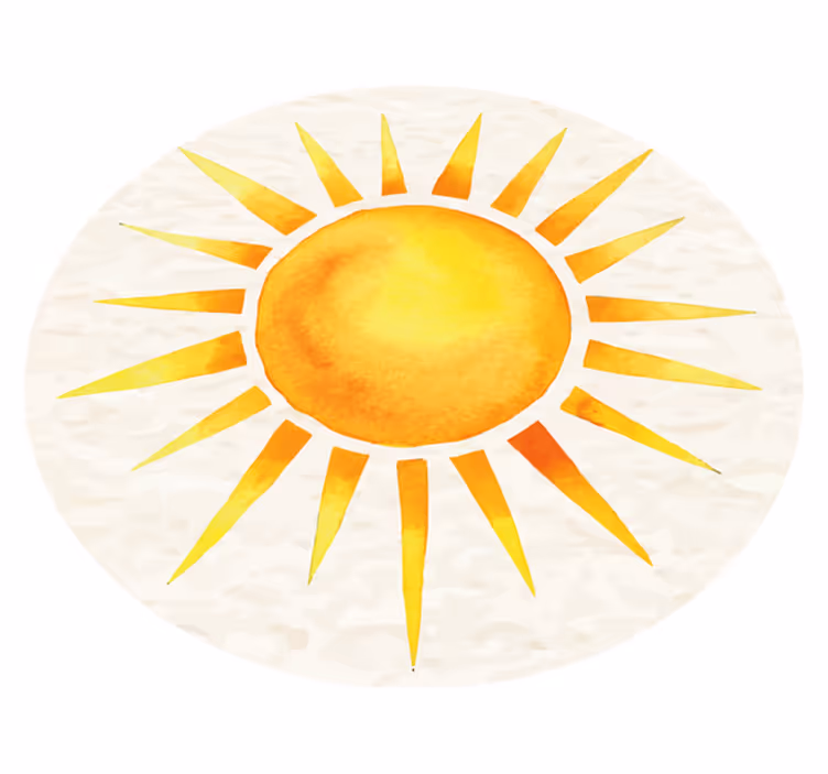 Nature rug sunny radiance - TenStickers