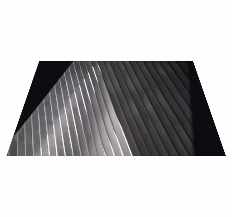Sleek Striped Surface wood effect rug - TenStickers