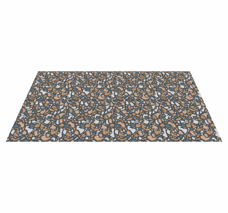 Abstract Pebble Pattern texture rug - TenStickers