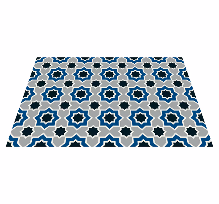 Islamic geometric pattern kitchen mat - TenStickers