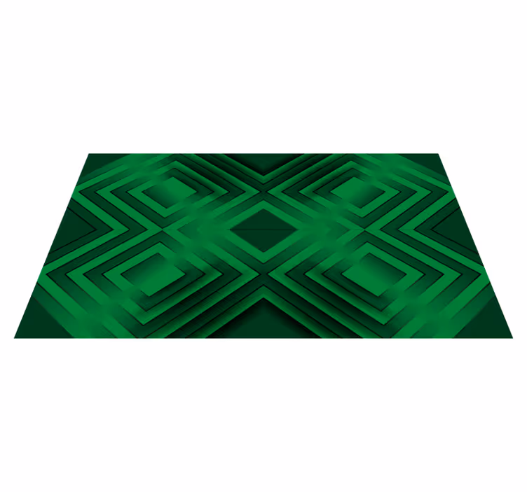 Rhombuses pattern geometric rug - TenStickers