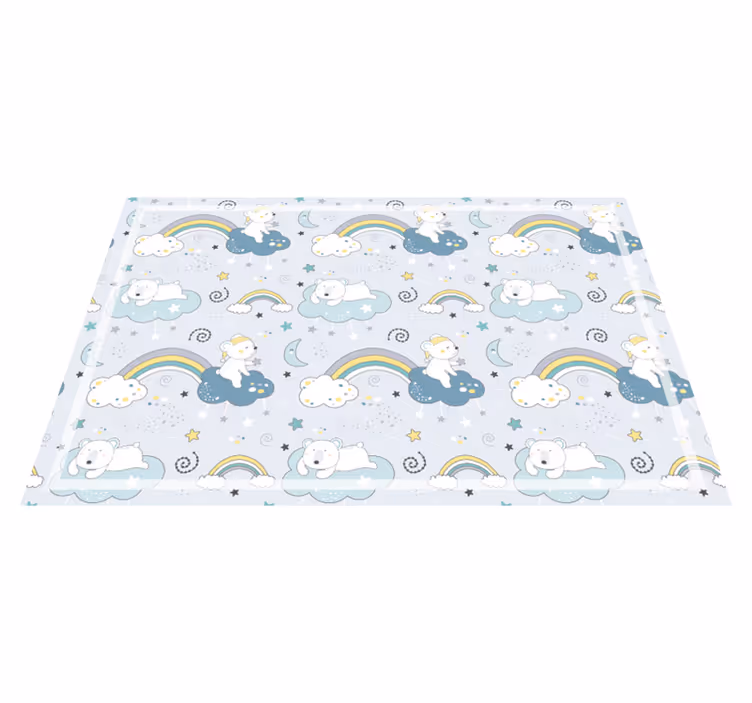 Overcast Reverie kids carpet - TenStickers