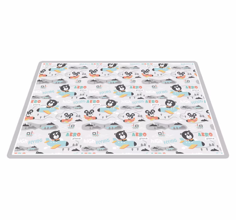 Aero Flying Bears kids carpet - TenStickers