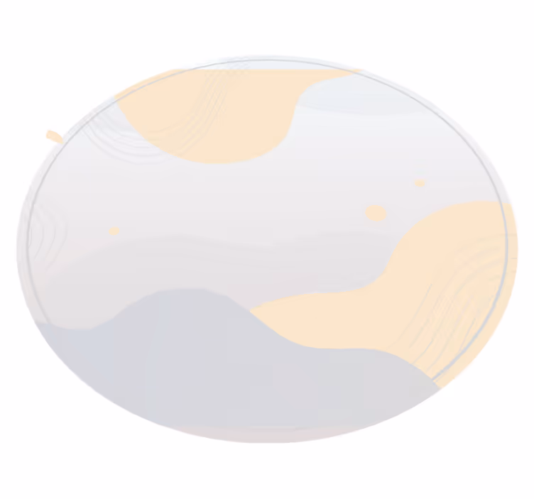 Gentle Wave Motifs minimalistic rug - TenStickers