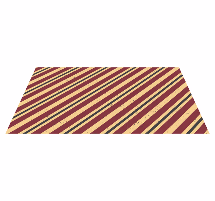 Diagonal abstract pattern stripes rug - TenStickers