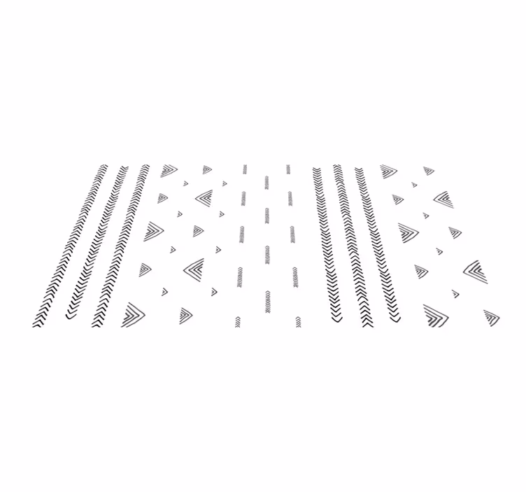 Contemporary Geometric Patterns ethnic rug - TenStickers