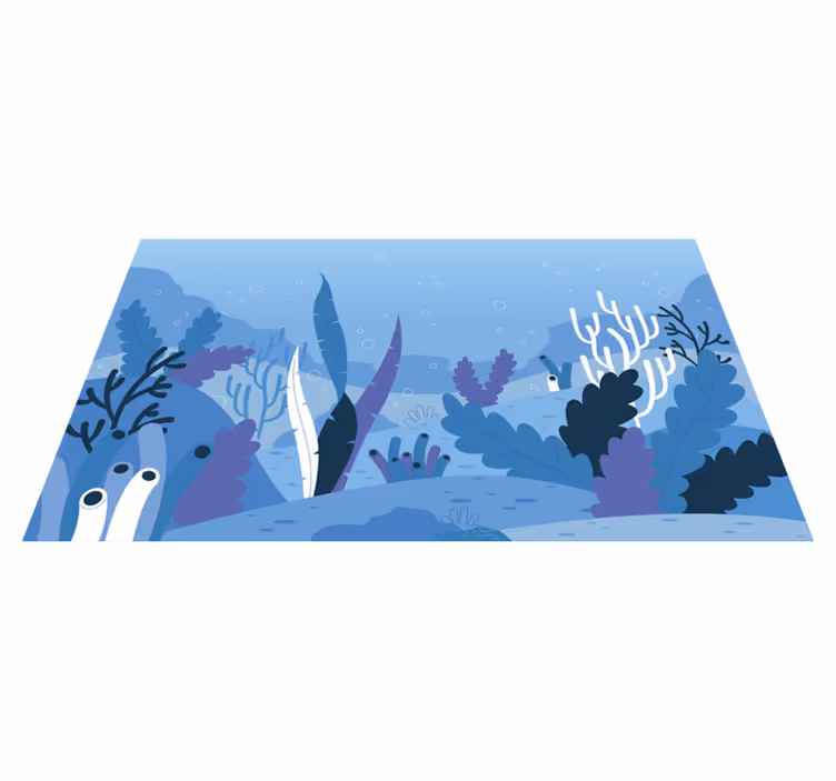 Subaquatic Landscape nature rug - TenStickers