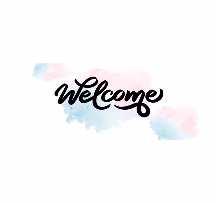Aquarella welome entrance hall rug - TenStickers