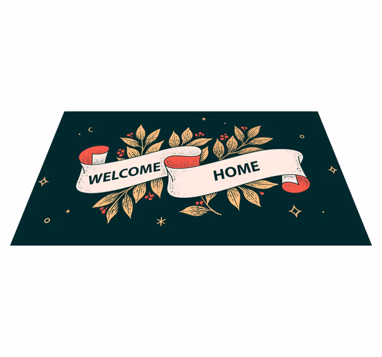 Starry welcome home entrance hall rug - TenStickers
