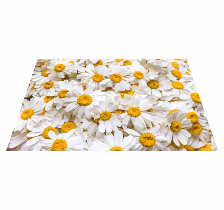 Daisy Blossom Concept bathroom mat - TenStickers