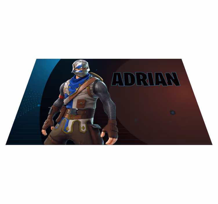 Heroic gaming character teenage bedroom rug - TenStickers