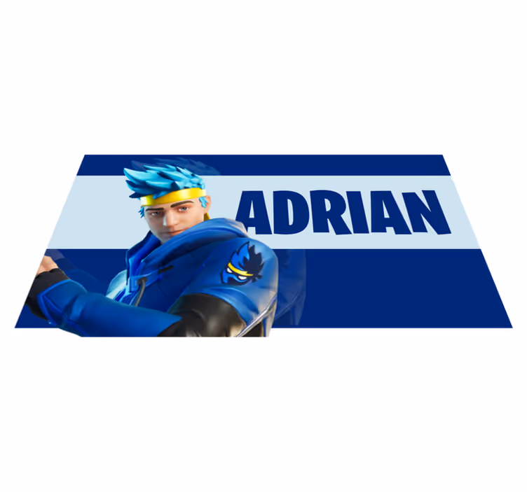 GAMING CHARACTER PERSONALIZATION custom floor mat - TenStickers