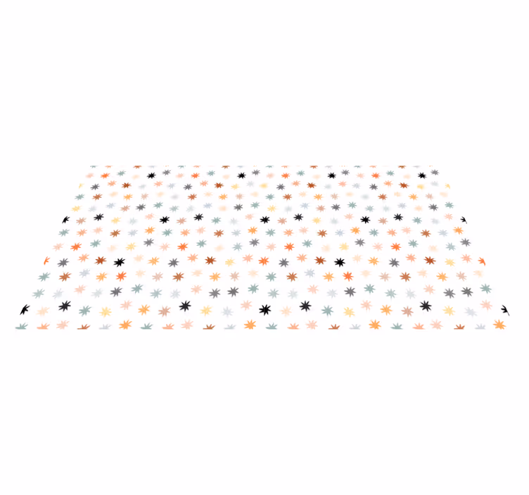 Star rug colorful star design - TenStickers