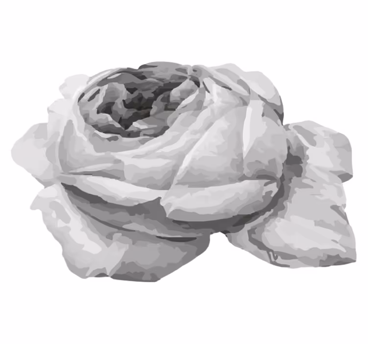 Floral rug rose blossom design - TenStickers