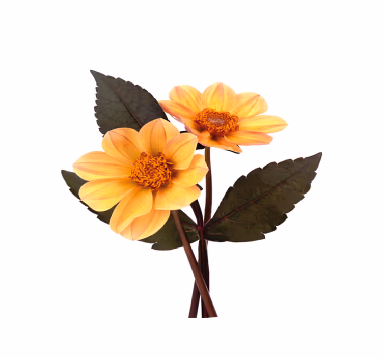 Lively Bloom Composition floral rug - TenStickers