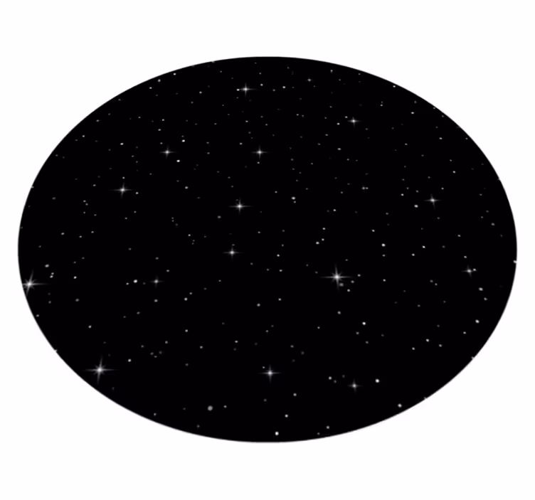 Starry Night Vision star rug - TenStickers