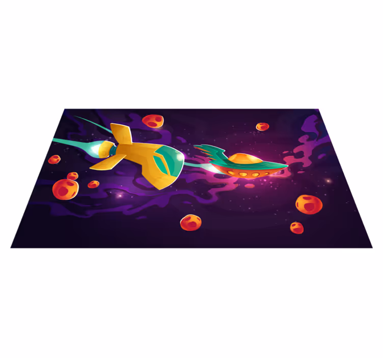 Cosmic Journey Concept kids rug - TenStickers