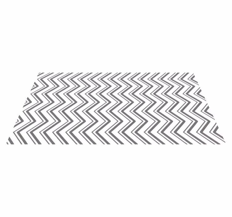 Chevron Patterned Style geometric rug - TenStickers