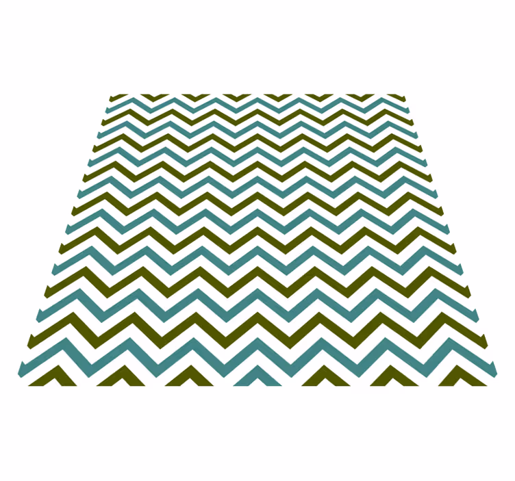 Chevron delight geometric rug - TenStickers