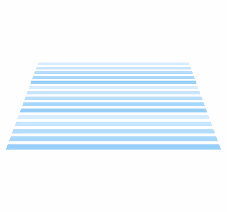 Horizontal blue rows kitchen floor tiles - TenStickers