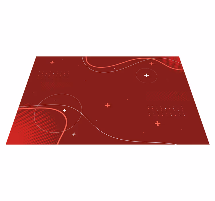 Dynamic Abstract Patterns modern rug - TenStickers