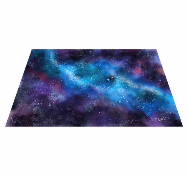 Cosmic Fantasy bedroom carpet - TenStickers