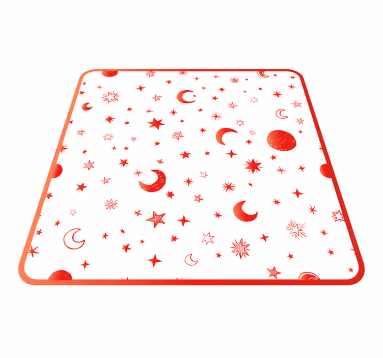 Star rug celestial elements - TenStickers