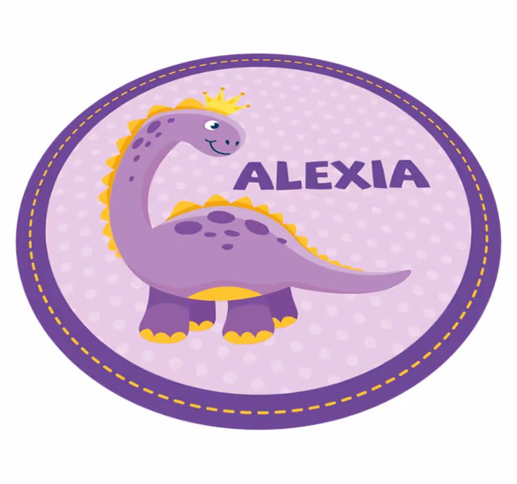 Dinosaur Artwork custom floor mat - TenStickers