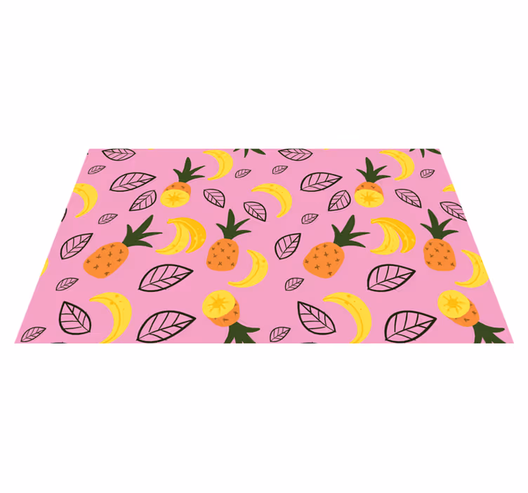 Exotic fruit delight kitchen mat - TenStickers