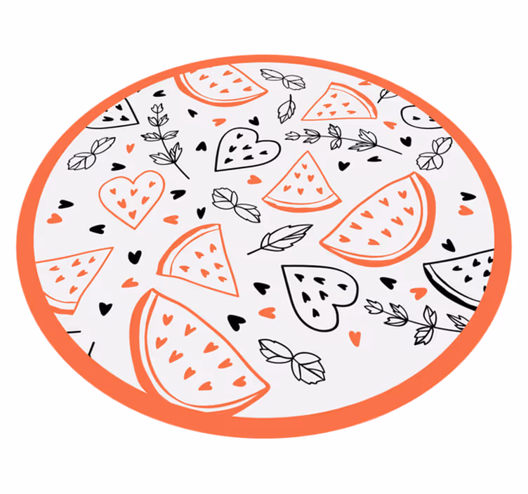 Sweet Heart Patterns kids rug - TenStickers
