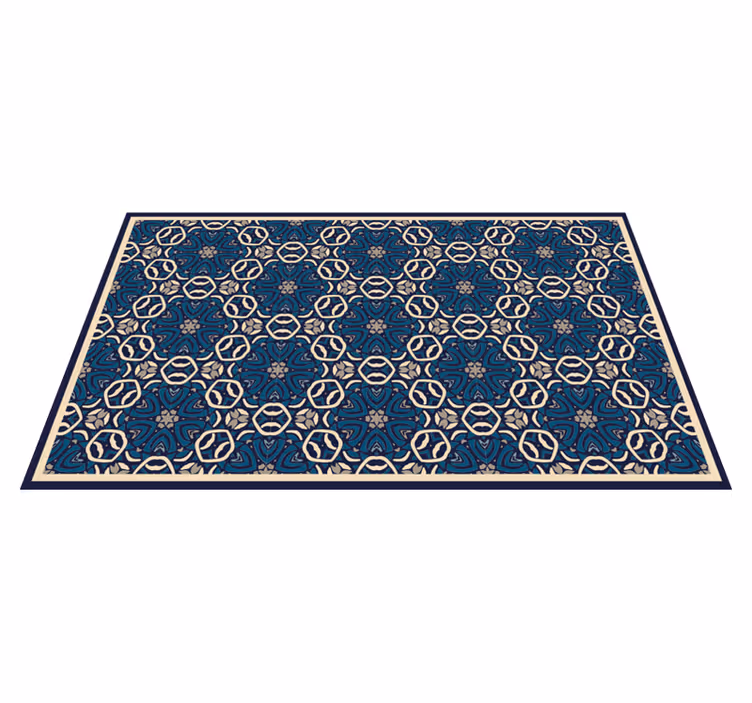 Sophisticated Mosaic Arrangement bedroom carpet - TenStickers